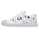 Bunte Sneaker mit schönen Motiven und kreativen...
