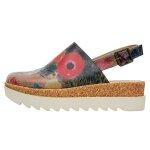 Bunte Sandalen mit schönen Motiven und kreativen...