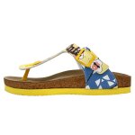 Bunte Sandalen mit schönen Motiven und kreativen...