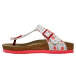 Bunte Sandalen mit schönen Motiven und kreativen...