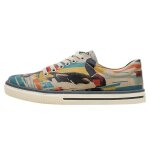 Bunte Sneaker mit schönen Motiven und kreativen...