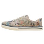 Bunte Sneaker mit schönen Motiven und kreativen...