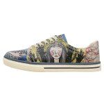 Bunte Sneaker mit schönen Motiven und kreativen...