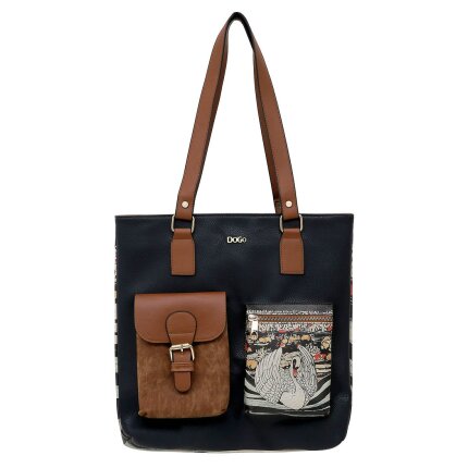 Bunte Taschen mit schönen Motiven und kreativen Designs - DOGO Multi Pocket Bag - The Swan Softly Sleeps im DOGO Onlineshop bestellen!