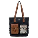 Bunte Taschen mit schönen Motiven und kreativen...