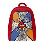 Bunte Taschen mit schönen Motiven und kreativen...