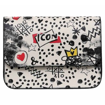 Bunte Taschen mit schönen Motiven und kreativen Designs - Dogo Y Generation Clutch - Icon im DOGO Onlineshop bestellen!