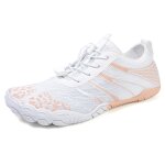 DOTALES - FlowStep Barfußschuhe Weiß/Rosa 36