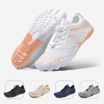DOTALES - FlowStep Barfußschuhe Weiß/Rosa 36