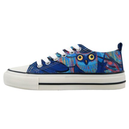Bunte Sneaker mit schönen Motiven und kreativen Designs - Liria - Feathers of the Owl im DOGO Onlineshop