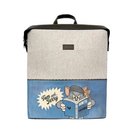 Bunte Taschen mit schönen Motiven und kreativen Designs - DOGO Slim Backpack - Tom and Jerry Friends-with-a-Mouse im DOGO Onlineshop bestellen!