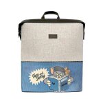 Bunte Taschen mit schönen Motiven und kreativen Designs - DOGO Slim Backpack - Tom and Jerry Friends-with-a-Mouse im DOGO Onlineshop bestellen!