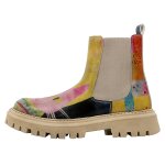 Bunte Boots mit schönen Motiven und kreativen...