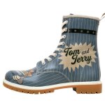 Bunte Boots mit schönen Motiven und kreativen...